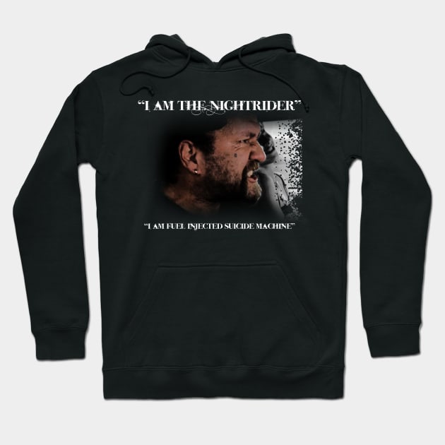 I am the nightrider Hoodie by CaraMia Vintage